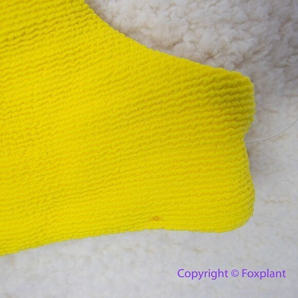 New! Set! Mello the Label low‎ cut top and Brazilian bottom Limao yellow, size M - Picture 6 of 16